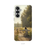 Lamb Runs to Jesus Phone Case Samsung Galaxy S26 Plus / Tough Case