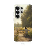 Lamb Runs to Jesus Phone Case Samsung Galaxy S26 Ultra / Tough Case
