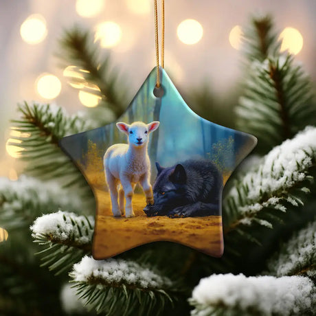 Meaningful Christian home decor reminding that light always overcomes darkness. Star / 1-pack