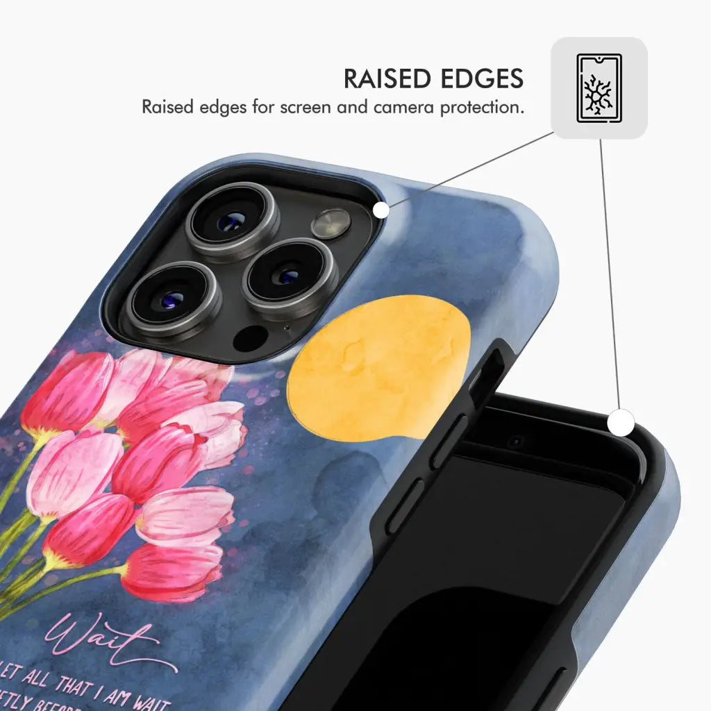 Let All That I Am Wait Quietly Before God Psalm 62:5 Phone Case