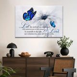 Let the words of my mouth and the meditation of my heart Psalm 19:14 wall art