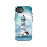 Lighthouse I Am the Light of the World John 8:12 Bible Verse Phone Case iPhone 16e / Tough Case