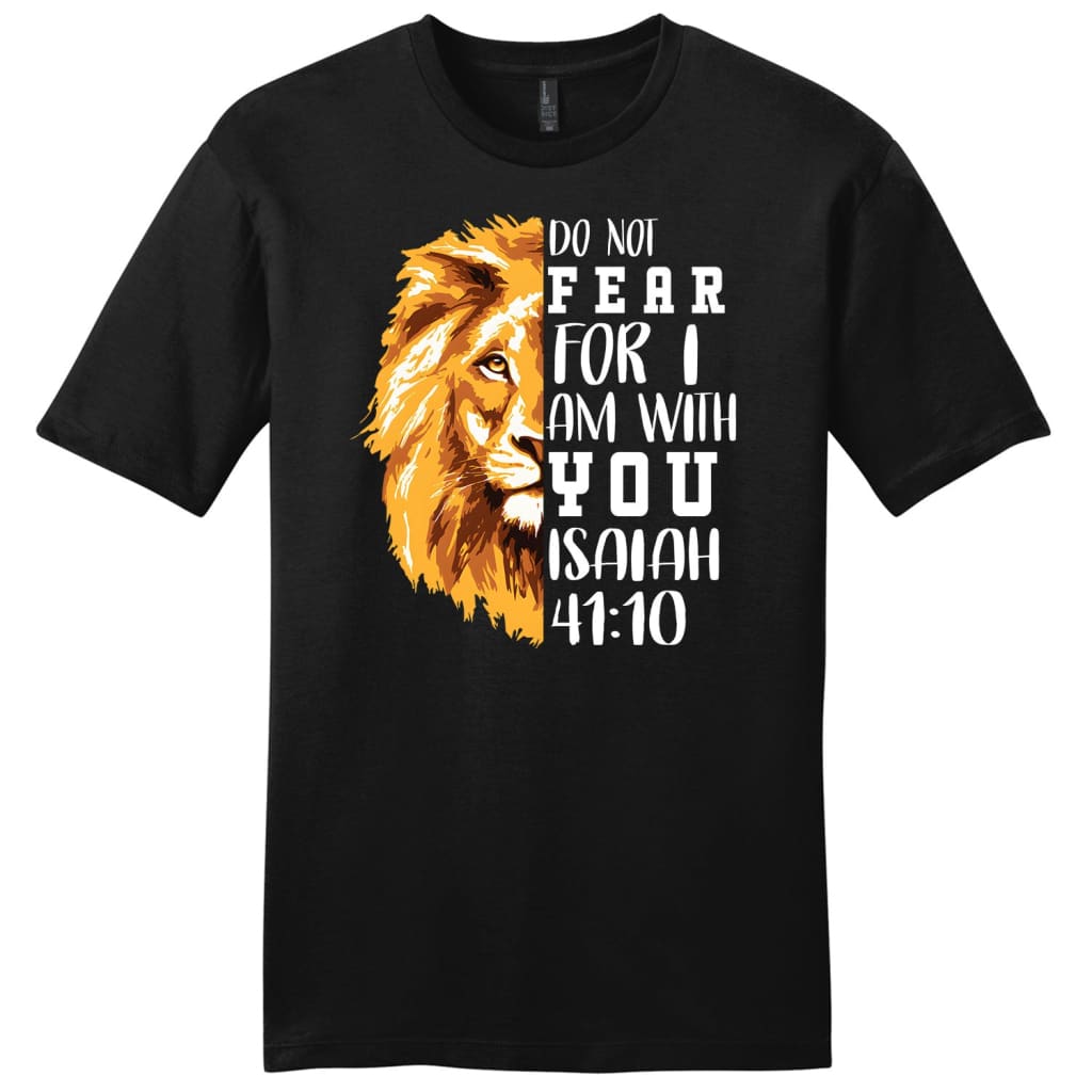 Lion of Judah Do not fear for I am with you Men’s t-shirt Black / S