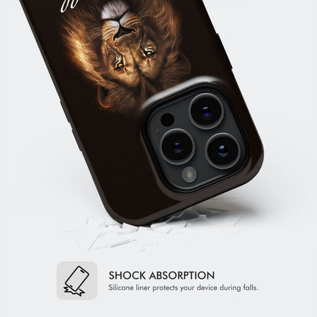 Lion of Judah Be still and know that I am God phone case Bible verse cases