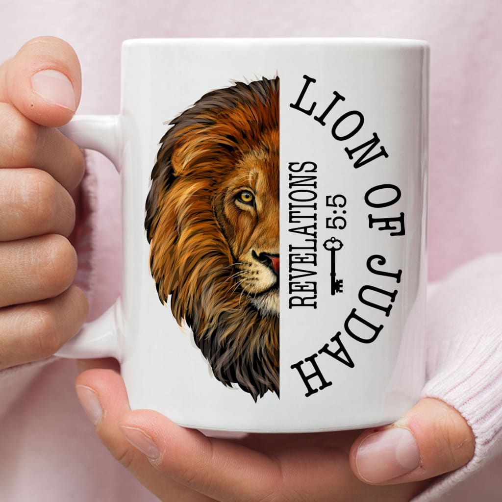 Lion of judah Revelation 5:5 coffee mug 11 oz