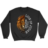 Lion of judah Revelation 5:5 Sweatshirt Black / S