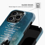 Lord as I walk through this world Christian prayer phone case