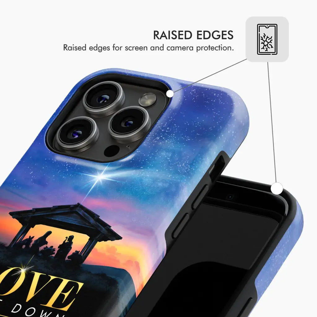 Love came down Christmas phone case