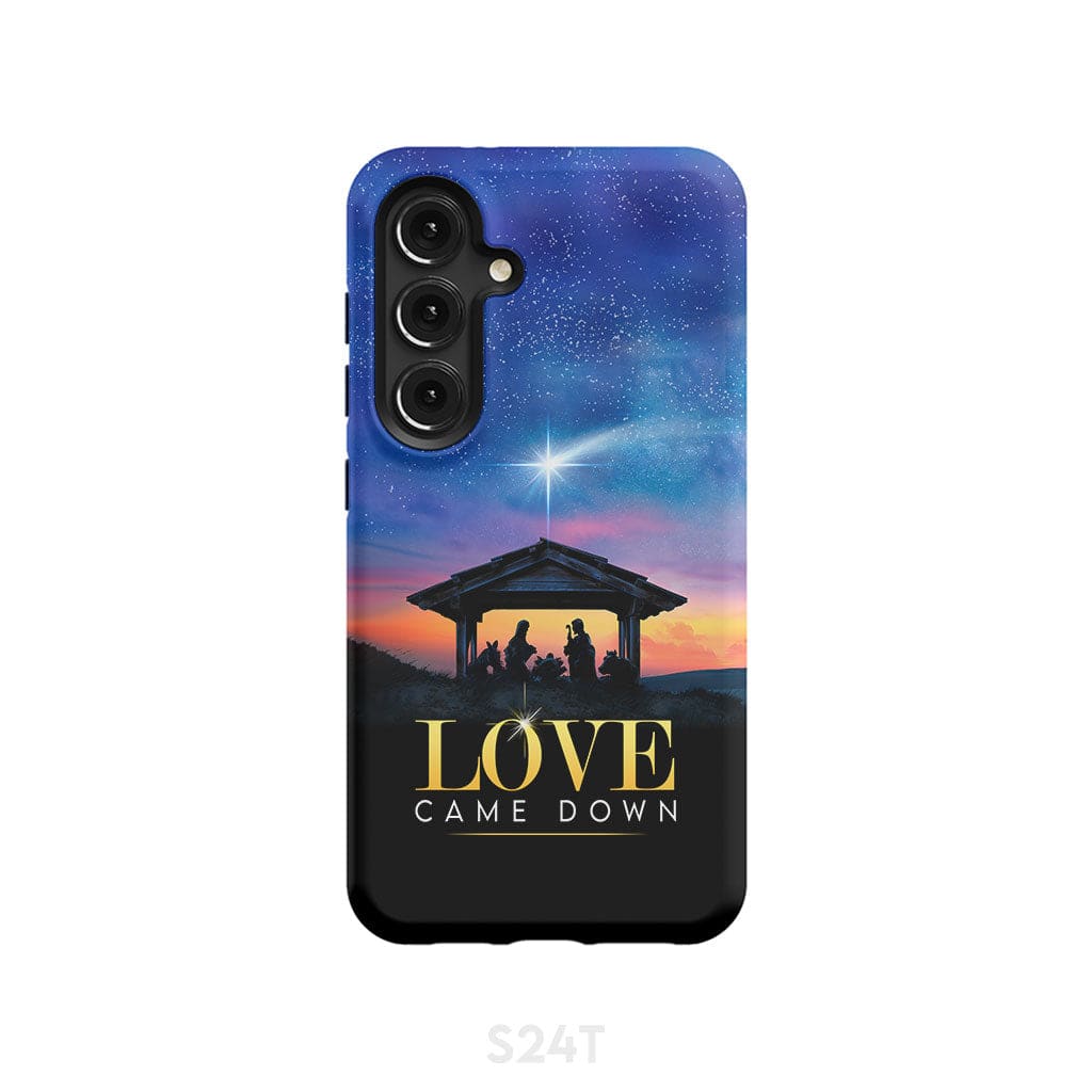 Love came down Christmas phone case Samsung Galaxy S24 / Tough