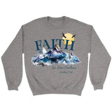 Matthew 17:20 Faith Can Move Mountains Sweatshirt Sport Grey / S
