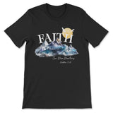 Matthew 17:20 Faith Can Move Mountains T-shirt Black / S