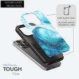Mightier than the waves of sea Christian phone case
