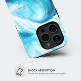 Mightier than the waves of sea Christian phone case