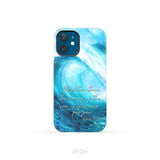 Mightier than the waves of the sea Christian phone case iPhone 12 Mini / Tough Case
