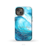 Mightier than the waves of the sea Christian phone case iPhone 14 / Tough Case