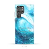 Mightier than the waves of the sea Christian phone case Samsung Galaxy S22 Ultra / Tough Case