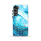 Mightier than the waves of the sea Christian phone case Samsung Galaxy S23 Plus / Tough Case