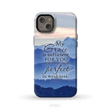 My grace is sufficient for you 2 Corinthians 12:9 phone case iPhone 14 Plus / Tough Case