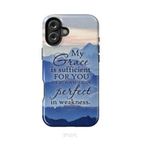 My grace is sufficient for you 2 Corinthians 12:9 phone case iPhone 16 Plus / Tough Case