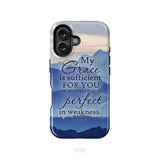 My grace is sufficient for you 2 Corinthians 12:9 phone case iPhone 16 / Tough Case