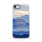 My grace is sufficient for you 2 Corinthians 12:9 phone case iPhone SE 2020 / Tough Case