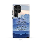 My grace is sufficient for you 2 Corinthians 12:9 phone case Samsung Galaxy S24 Ultra / Tough Case