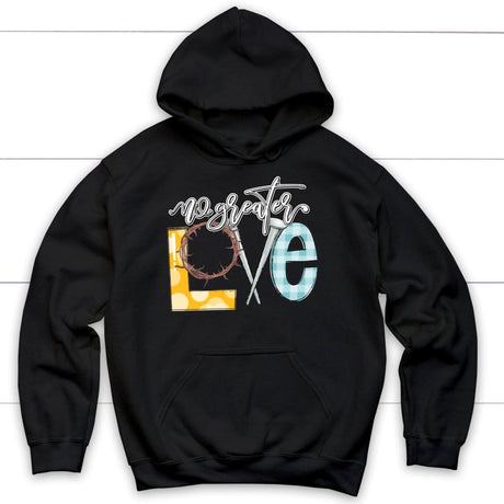 No Greater Love Hoodie Black / S
