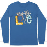 No Greater Love Long Sleeve Shirt True Royal / S