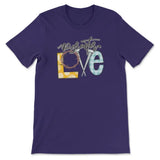 No Greater Love Women’s T-Shirt Team Purple / S