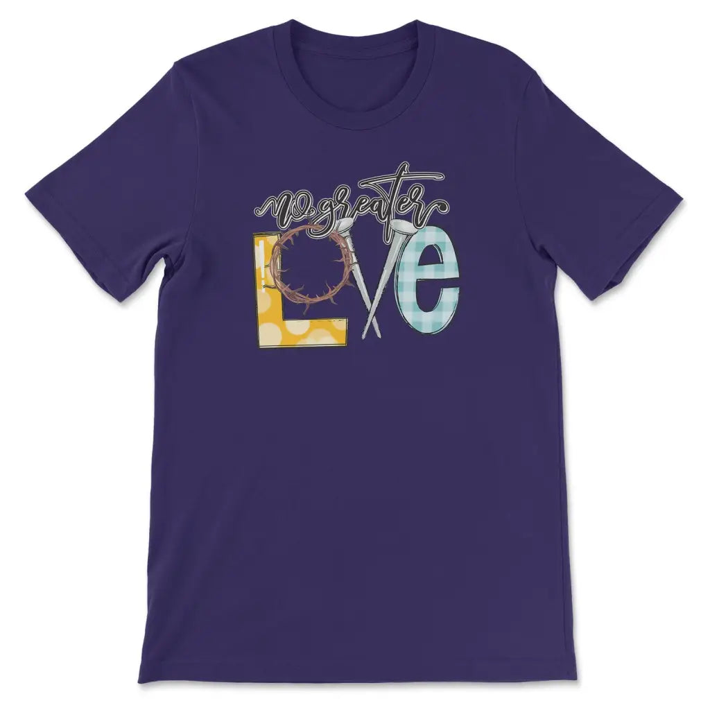 No Greater Love Women’s T-Shirt Team Purple / S