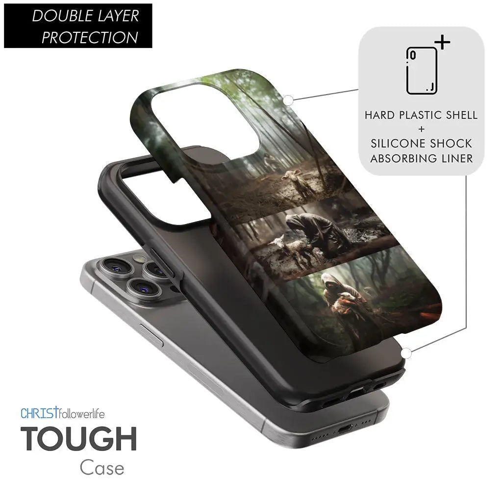 (No Text) He Ran He Rescued He Carried Phone Case