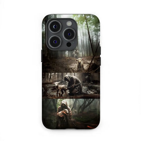 (No Text) He Ran He Rescued He Carried Phone Case