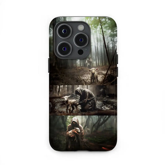 (No Text) He Ran He Rescued He Carried Phone Case