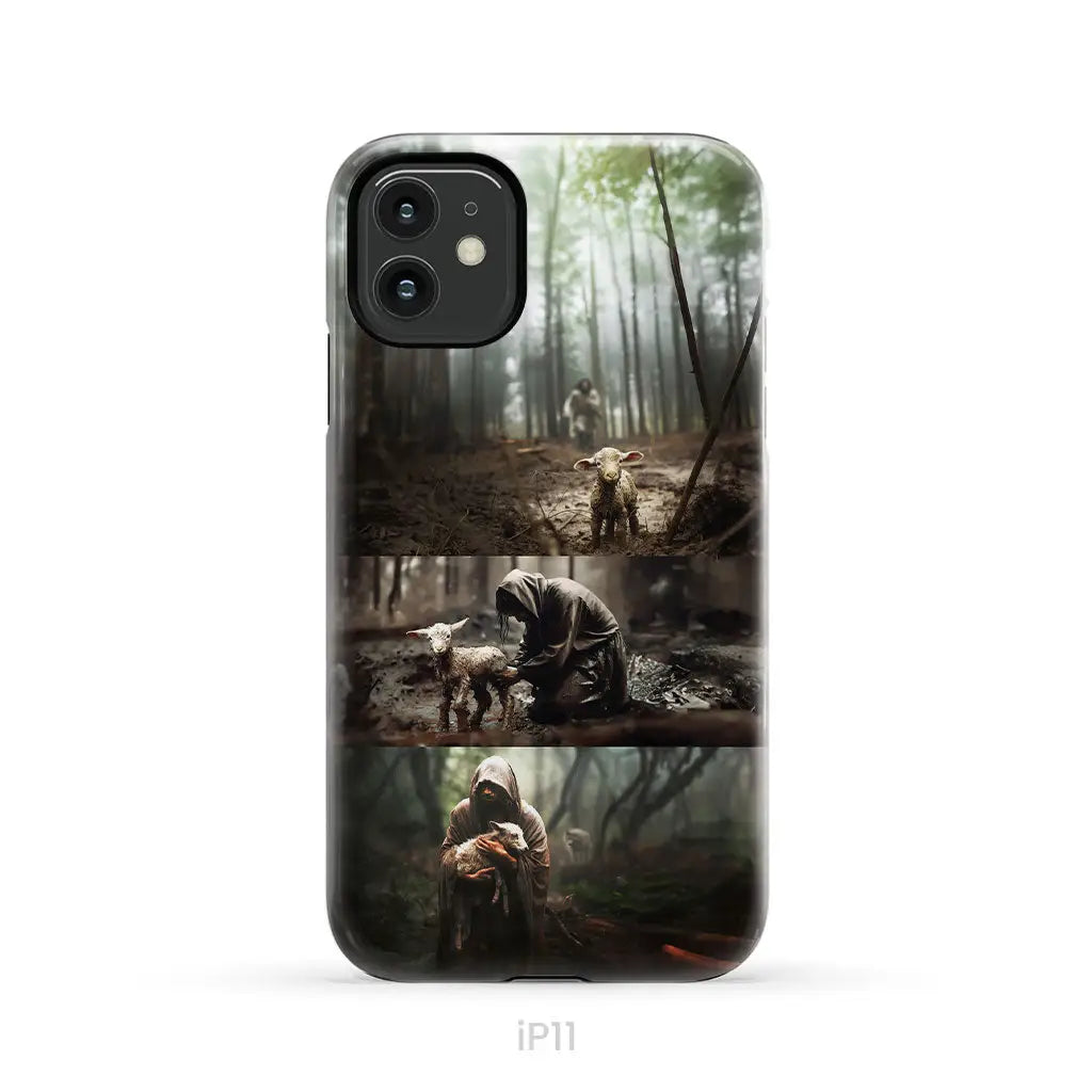 (No Text) He Ran He Rescued He Carried Phone Case iPhone 11 / Tough Case