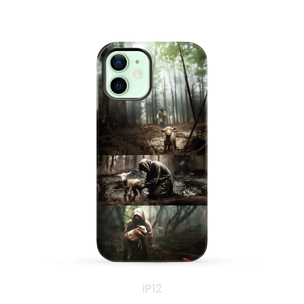 (No Text) He Ran He Rescued He Carried Phone Case iPhone 12 / Tough Case