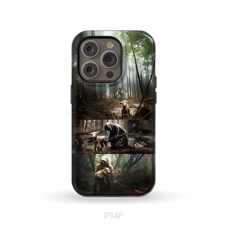 (No Text) He Ran He Rescued He Carried Phone Case iPhone 14 Pro / Tough Case