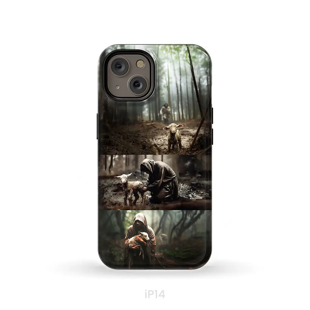 (No Text) He Ran He Rescued He Carried Phone Case iPhone 14 / Tough Case