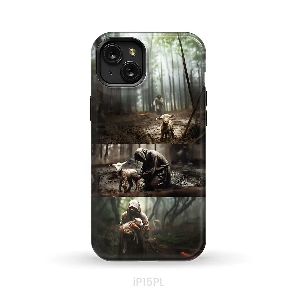(No Text) He Ran He Rescued He Carried Phone Case iPhone 15 Plus / Tough Case