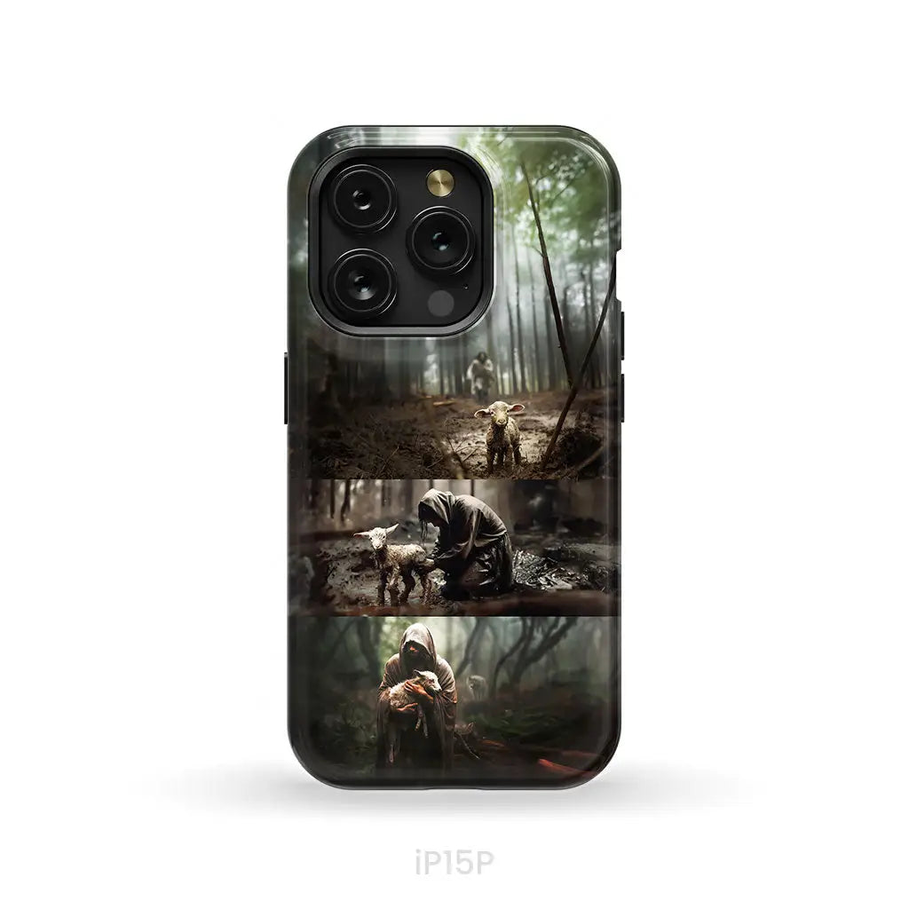 (No Text) He Ran He Rescued He Carried Phone Case iPhone 15 Pro / Tough Case