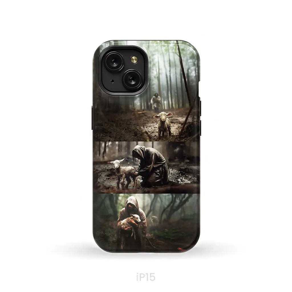 (No Text) He Ran He Rescued He Carried Phone Case iPhone 15 / Tough Case