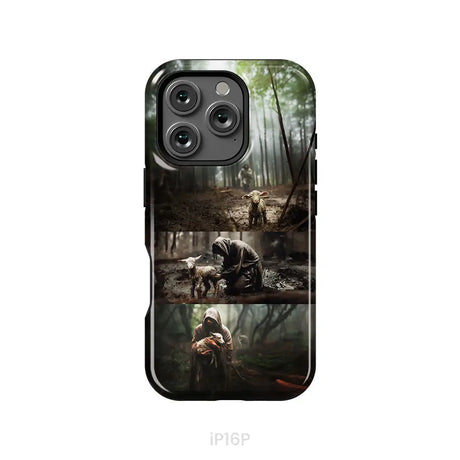 (No Text) He Ran He Rescued He Carried Phone Case iPhone 16 Pro / Tough Case