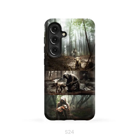 (No Text) He Ran He Rescued He Carried Phone Case Samsung Galaxy S24 / Tough Case