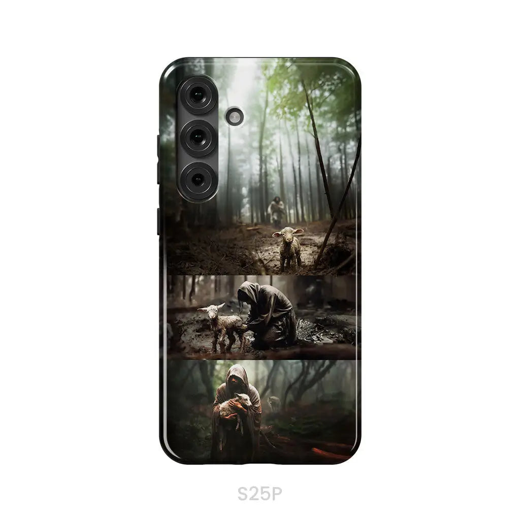 (No Text) He Ran He Rescued He Carried Phone Case Samsung Galaxy S25 Plus / Tough Case