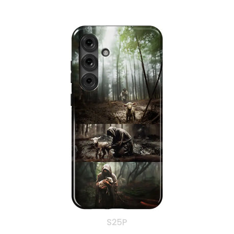 (No Text) He Ran He Rescued He Carried Phone Case Samsung Galaxy S25 Plus / Tough Case