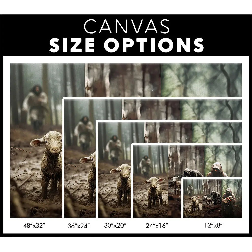 (No Text) He Ran He Rescued He Carried Wall Art Canvas Print