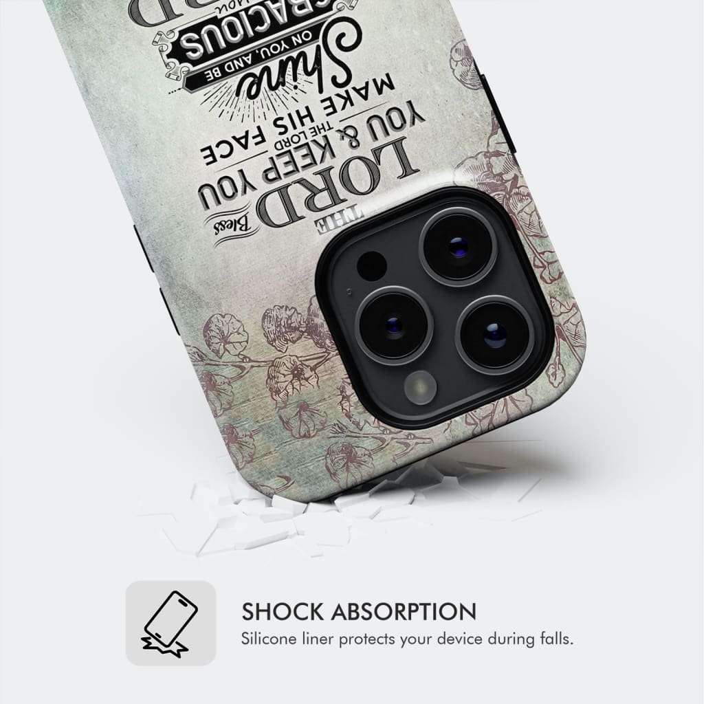 Numbers 6:24 - 26 The Lord bless you and keep phone case Christian cases