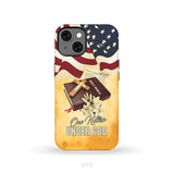 One nation under God American flag cross phone case iPhone 13 / Tough Case