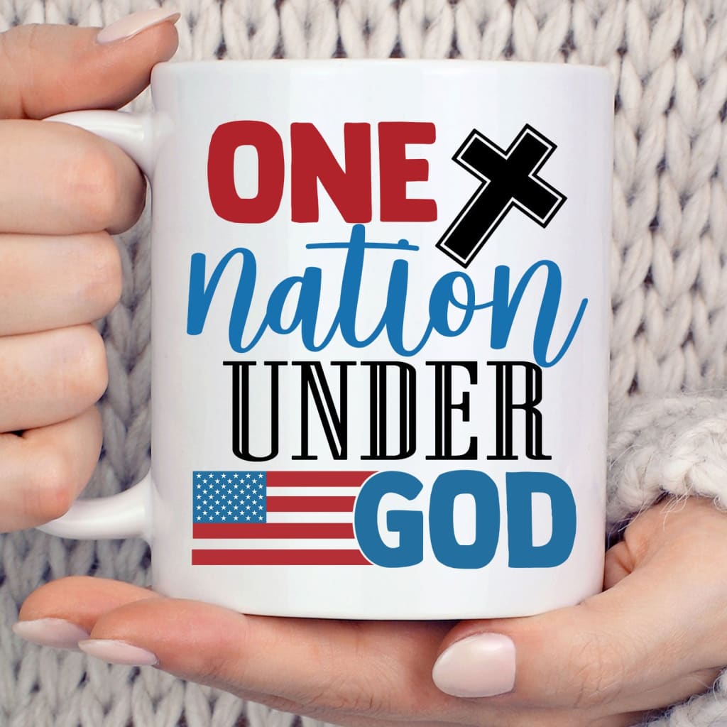 One nation under God coffee mug 11 oz