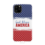 Patriotic Christian phone case: God bless America iPhone 11 Pro Max / Tough Case