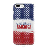 Patriotic Christian phone case: God bless America iPhone 7 Plus / Tough Case